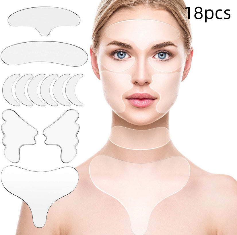 Silicone anti-wrinkle stickers